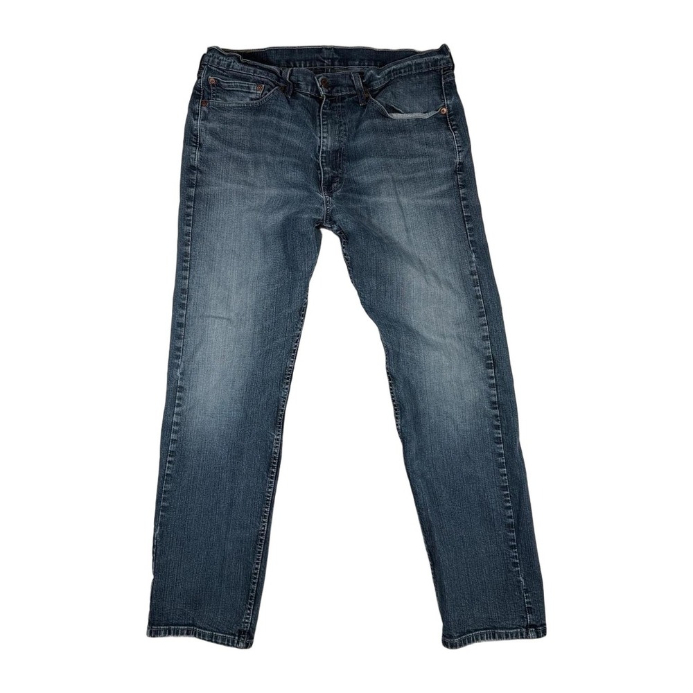 Levi Strauss 505‎ Mens Jeans W36 L30 Blue Denim Straight Fit Cotton